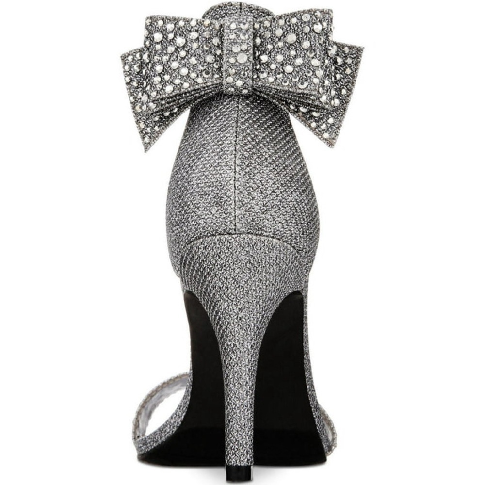 Material Girl Beverly Open Toe Sparkling Heels Size 9. - Picture 2 of 10